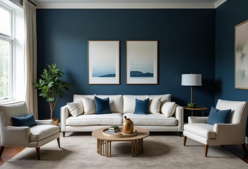 navy wall